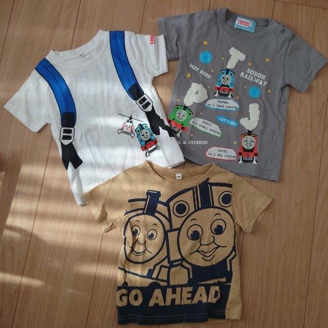 きかんしゃトーマス　半袖Tシャツ　3枚セットA