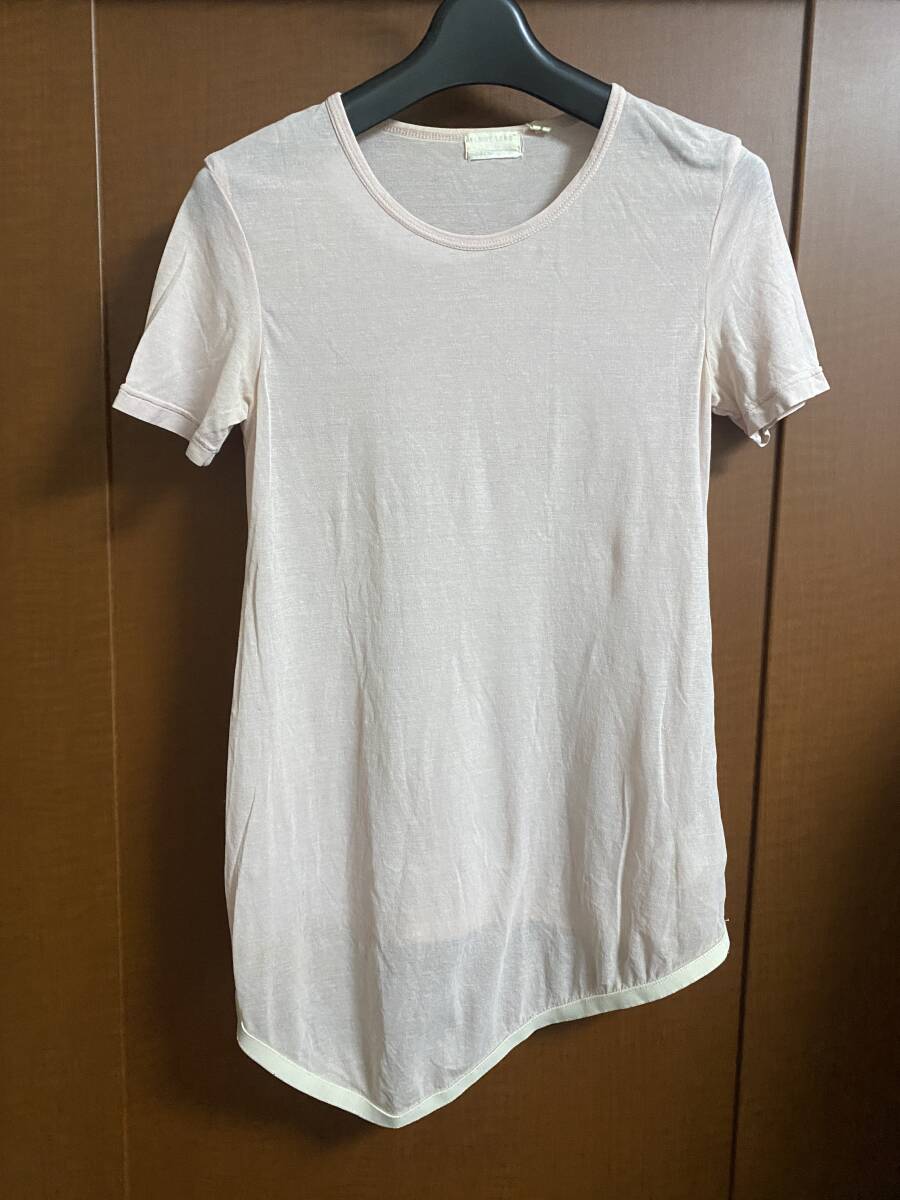 HELMUT LANG JEANS ヘルムートラング ジーンズ アシメトリー シアーコットンT-shirt 初期 レアの画像1