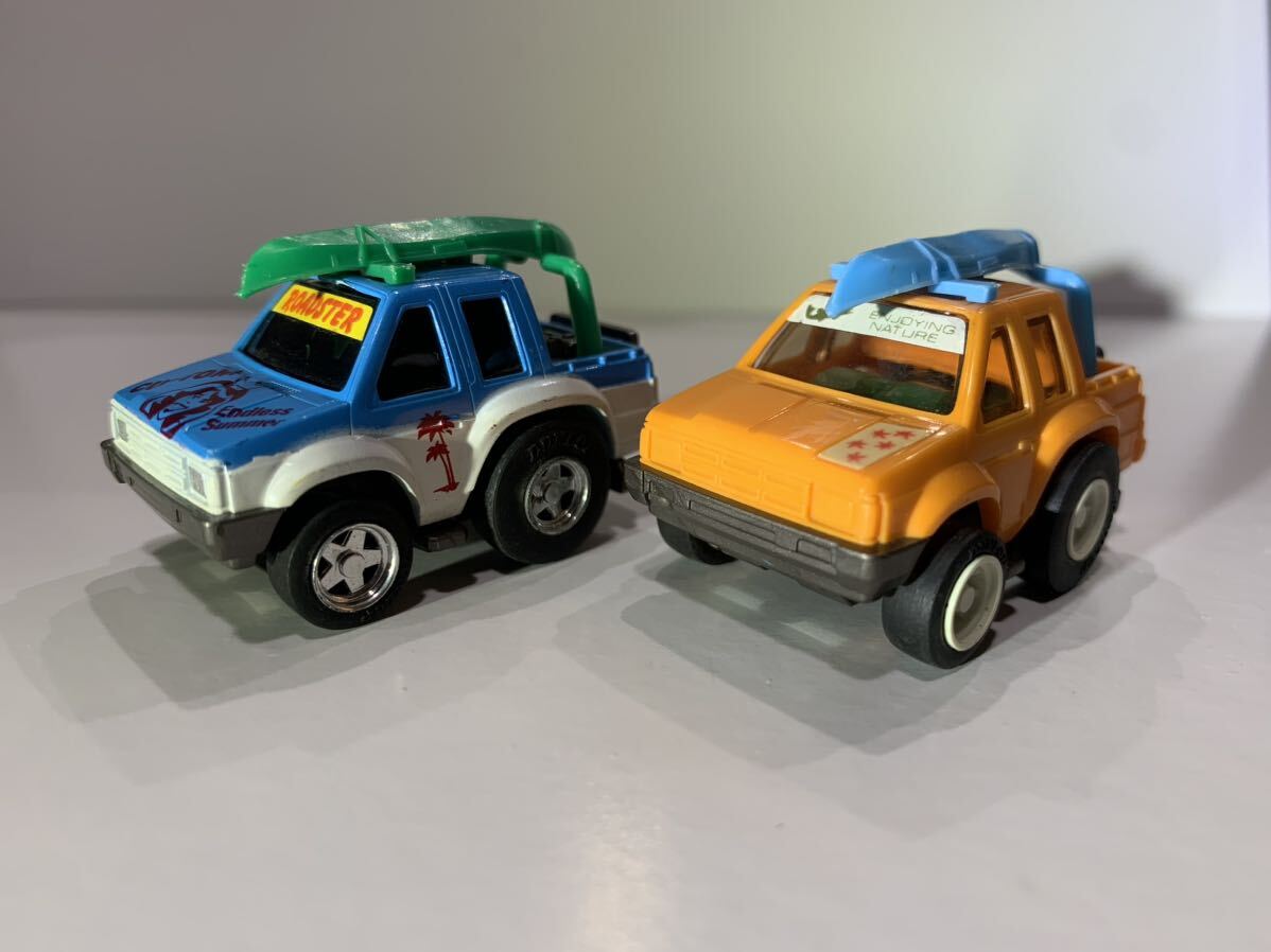 ★日本製 チョロQ ダットサントラック 4WD ダブルキャブ カヌー A-88 HG 当時物 ダットサン TAKARA DATSUN A品番の画像1