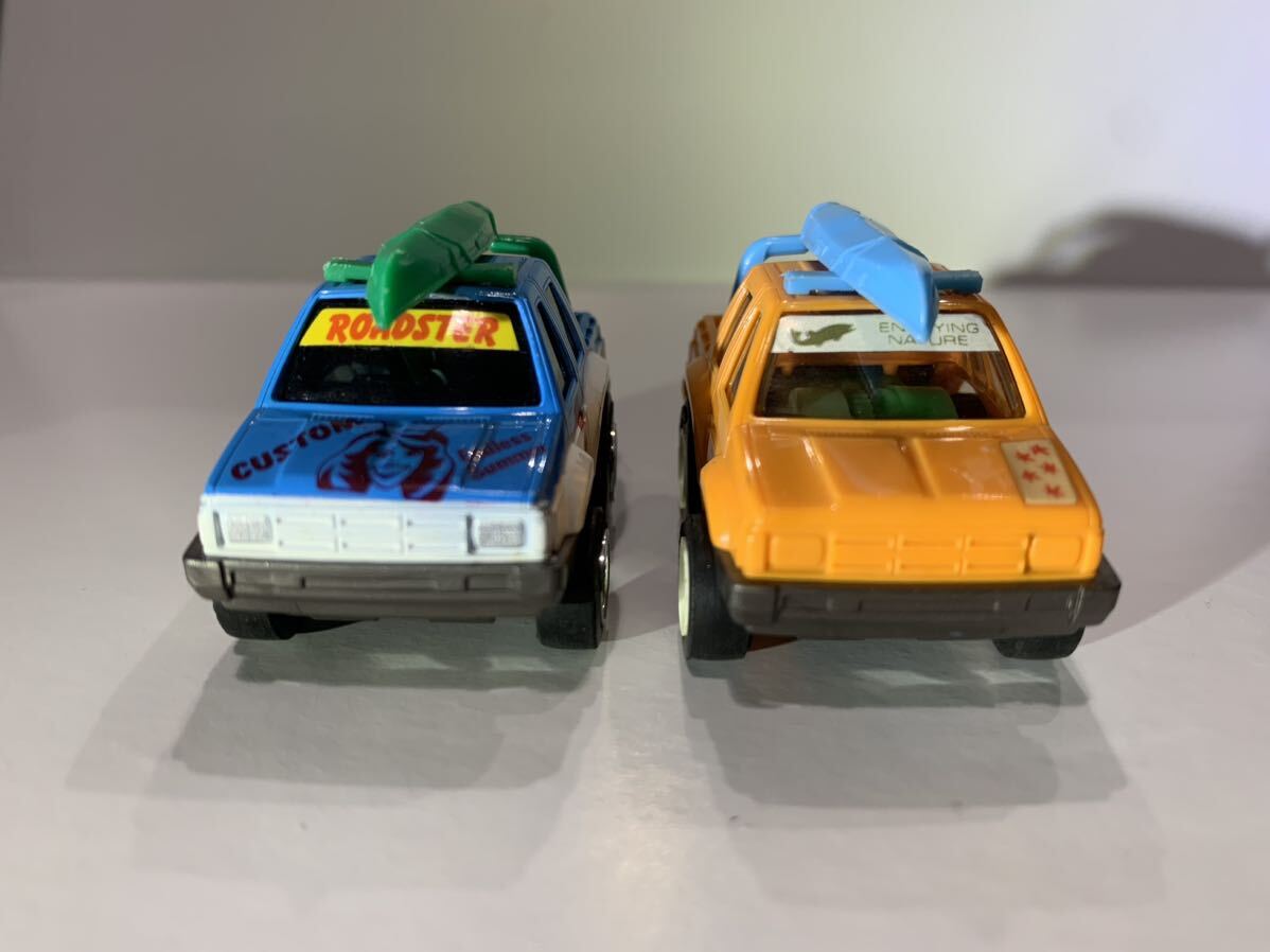 ★日本製 チョロQ ダットサントラック 4WD ダブルキャブ カヌー A-88 HG 当時物 ダットサン TAKARA DATSUN A品番の画像5