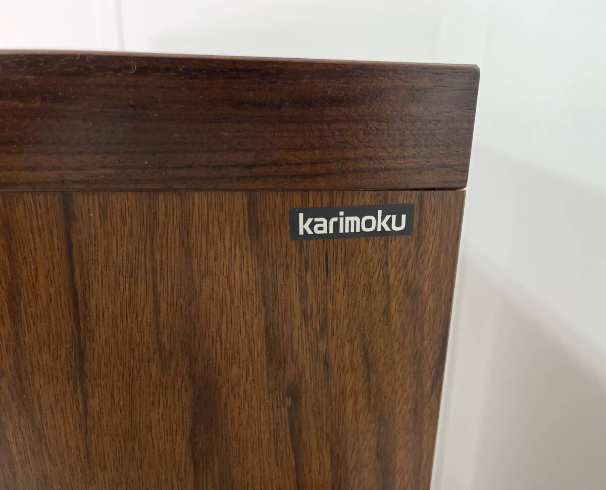 カリモク karimokufurniture サイドボード リビングボード コロニアル ラック 収納棚 飾り棚 コレクション棚 ブランド家具 棚の画像9