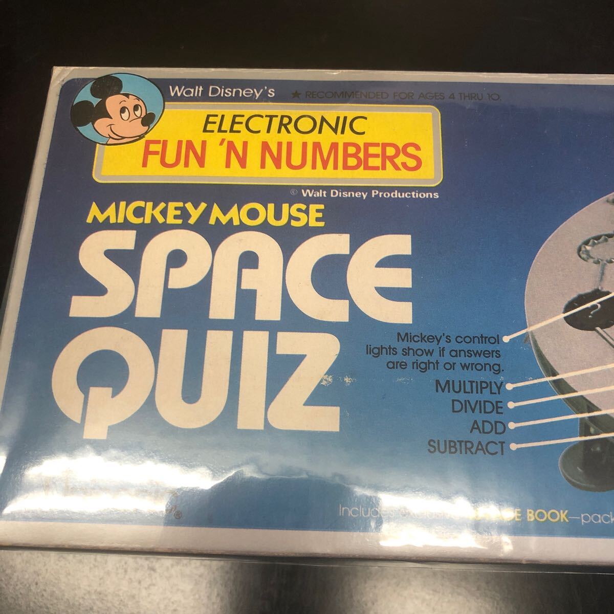ミッキーマウス スペースクイズ アメリカアンティークトイ Unisonic社 1970年〜1980年代　ビンテージ_画像3