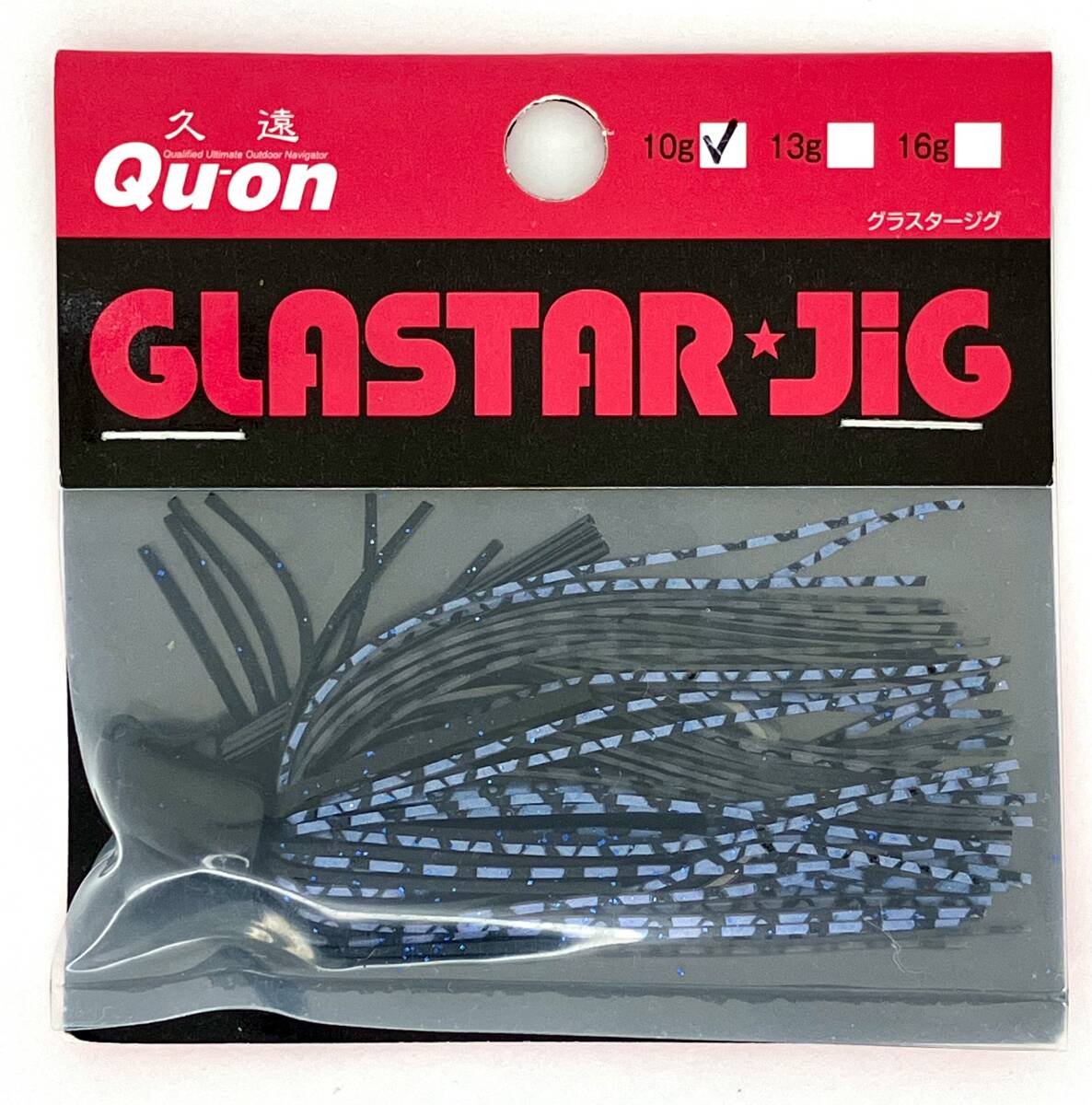 Qu-on GLASTAR Jig クオン グラスター ジグ 10g プロブラック 市村直之プロデュース ジャクソン 新品_画像1