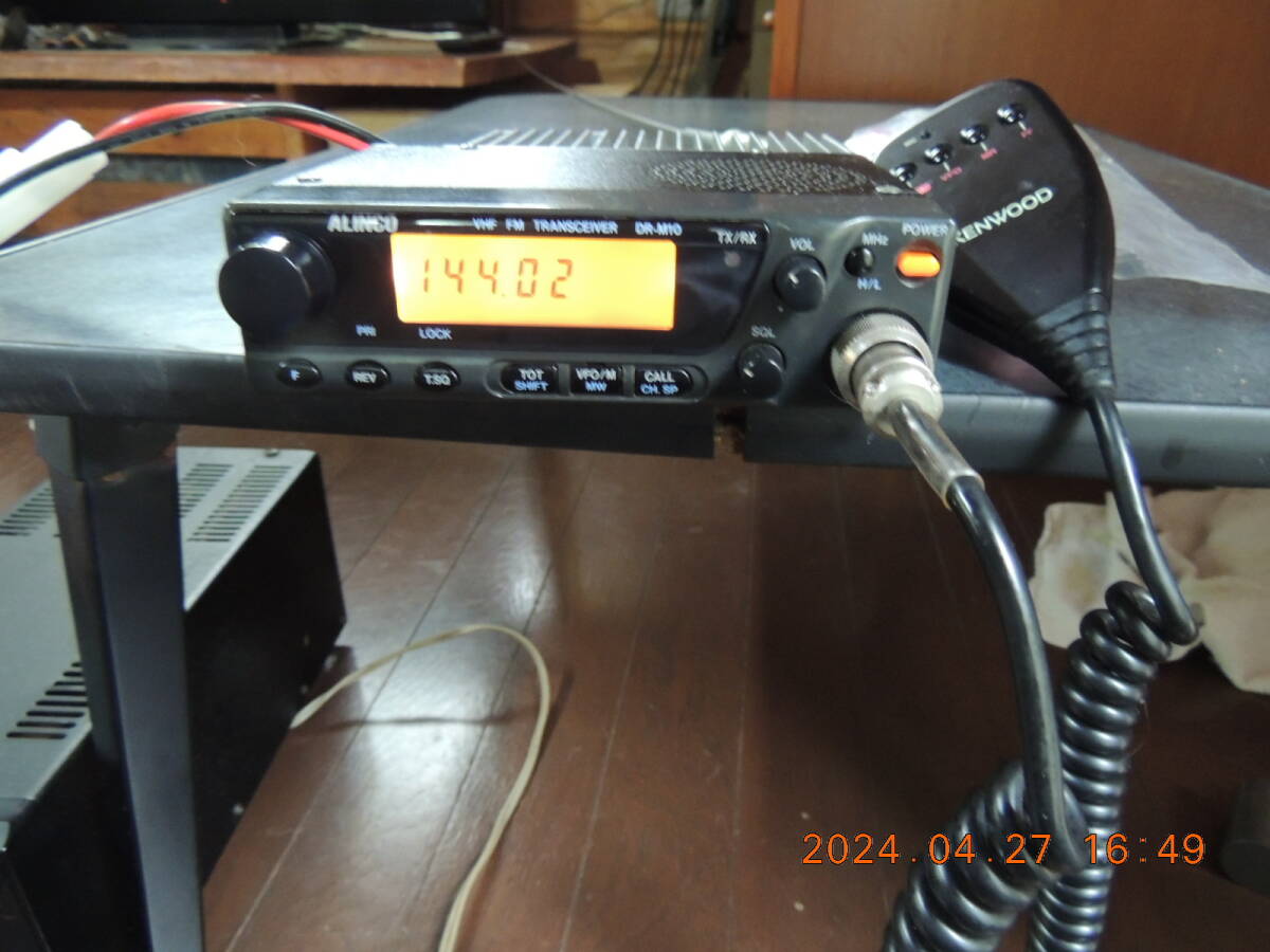 ALINCO VHF TRANSCEIVER DR-M10 144MHzの画像2