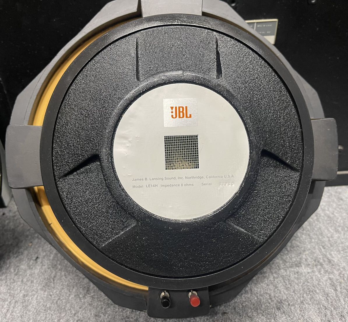 JBL LE14H ユニットペア 。(エッジ交換済み)(動作品)の画像6