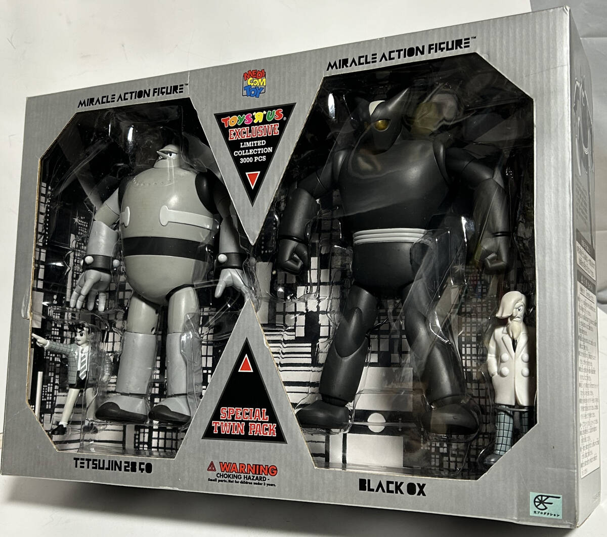  нераспечатанный meti com игрушка miracle action фигурка игрушка The .s ограничение 3000 шт Tetsujin 28 номер & черный oksSP TWIN PACK