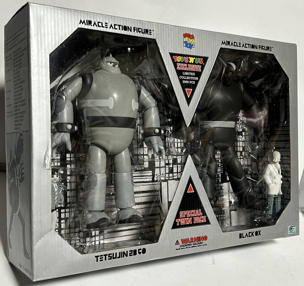  нераспечатанный meti com игрушка miracle action фигурка игрушка The .s ограничение 3000 шт Tetsujin 28 номер & черный oksSP TWIN PACK