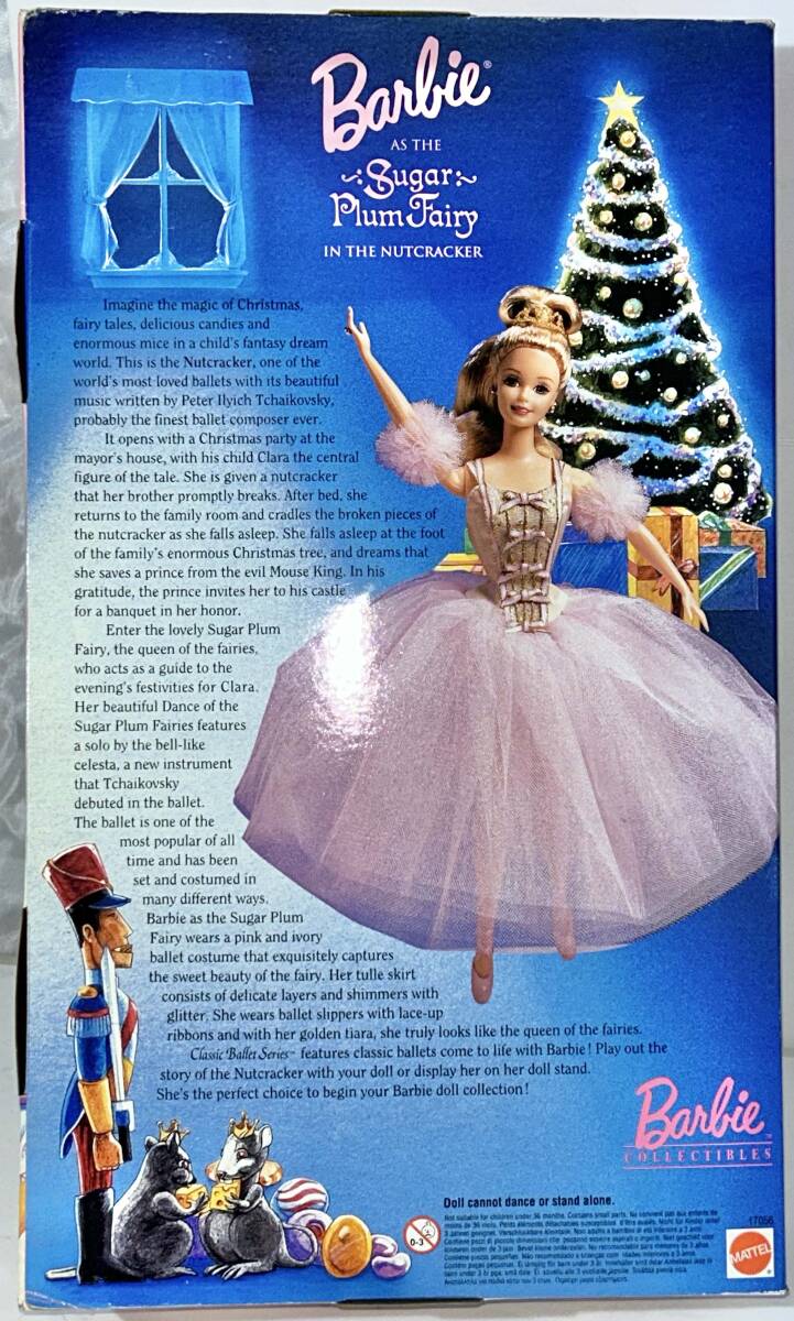 [未使用・パッケージに難有] Barbie AS THE Sugar Plum Fairy くるみ割り人形 シュガー・プラム・フェアリー・バービーの画像5
