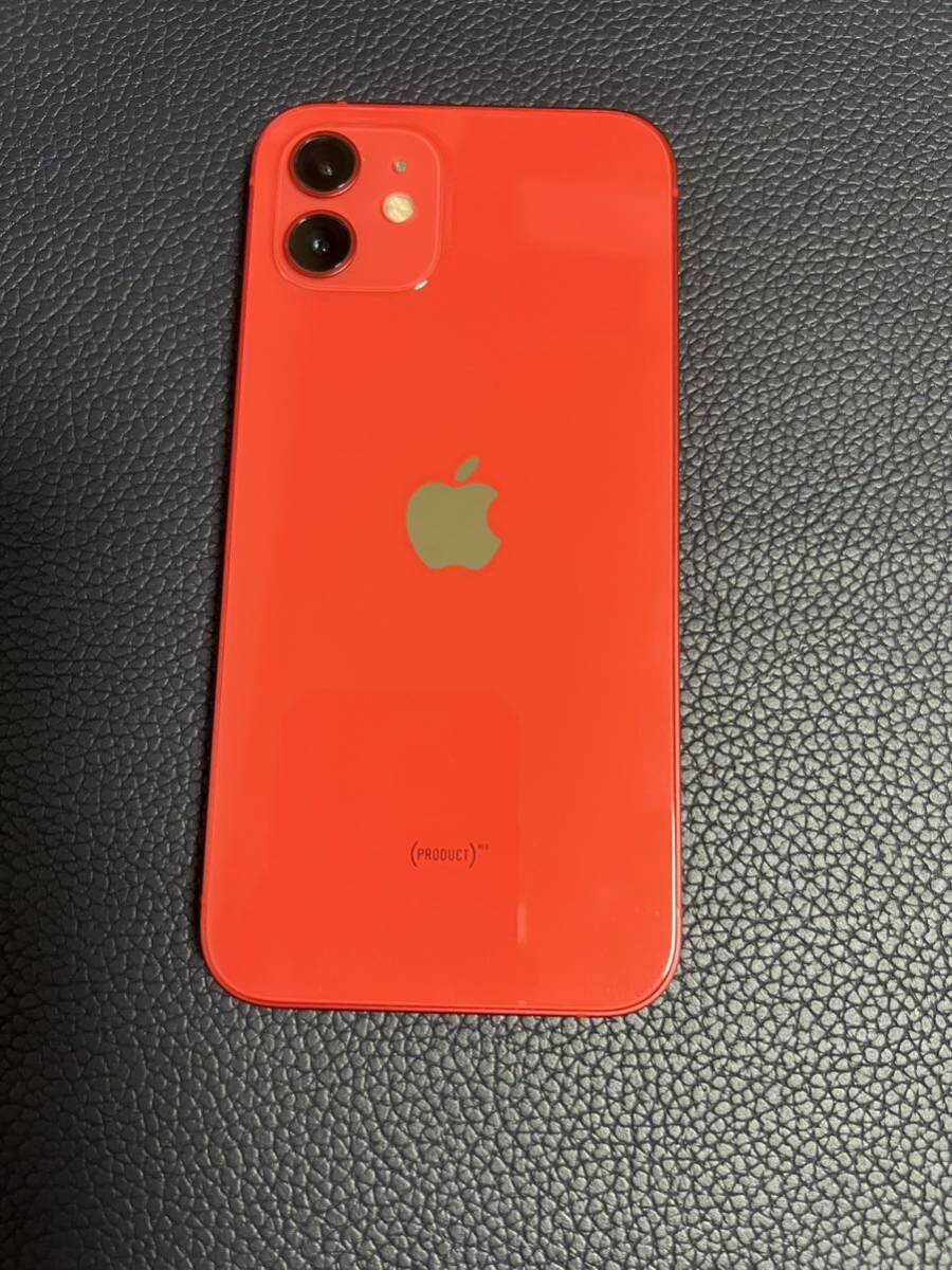 Apple iPhone 12 レッド 128GB SIMフリー 動作確認済 PRODUCT RED_画像2