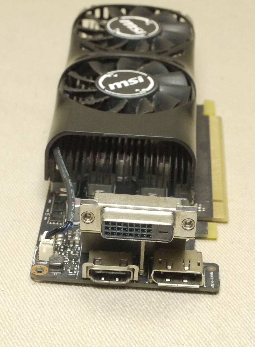 msi GeForce GTX1050Ti 4GT LP DVI /HDMIx1/DisplayPortx1の画像2