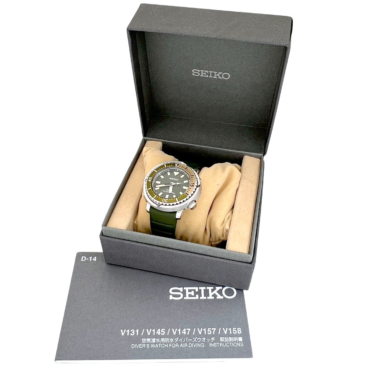 SEIKO　セイコー　時計　ダイバー　カーキ　Street Series 38mm　メンズ　プロスペックス　ソーラー　希少　レア_画像10
