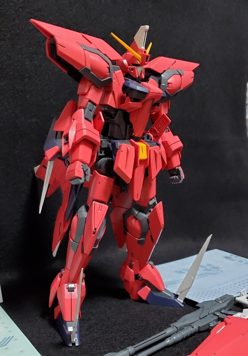 バンダイ(BANDAI) ガンプラ 1/100 MG イージスガンダム(機動戦士ZガンダムSEED) 製作途中品の画像3