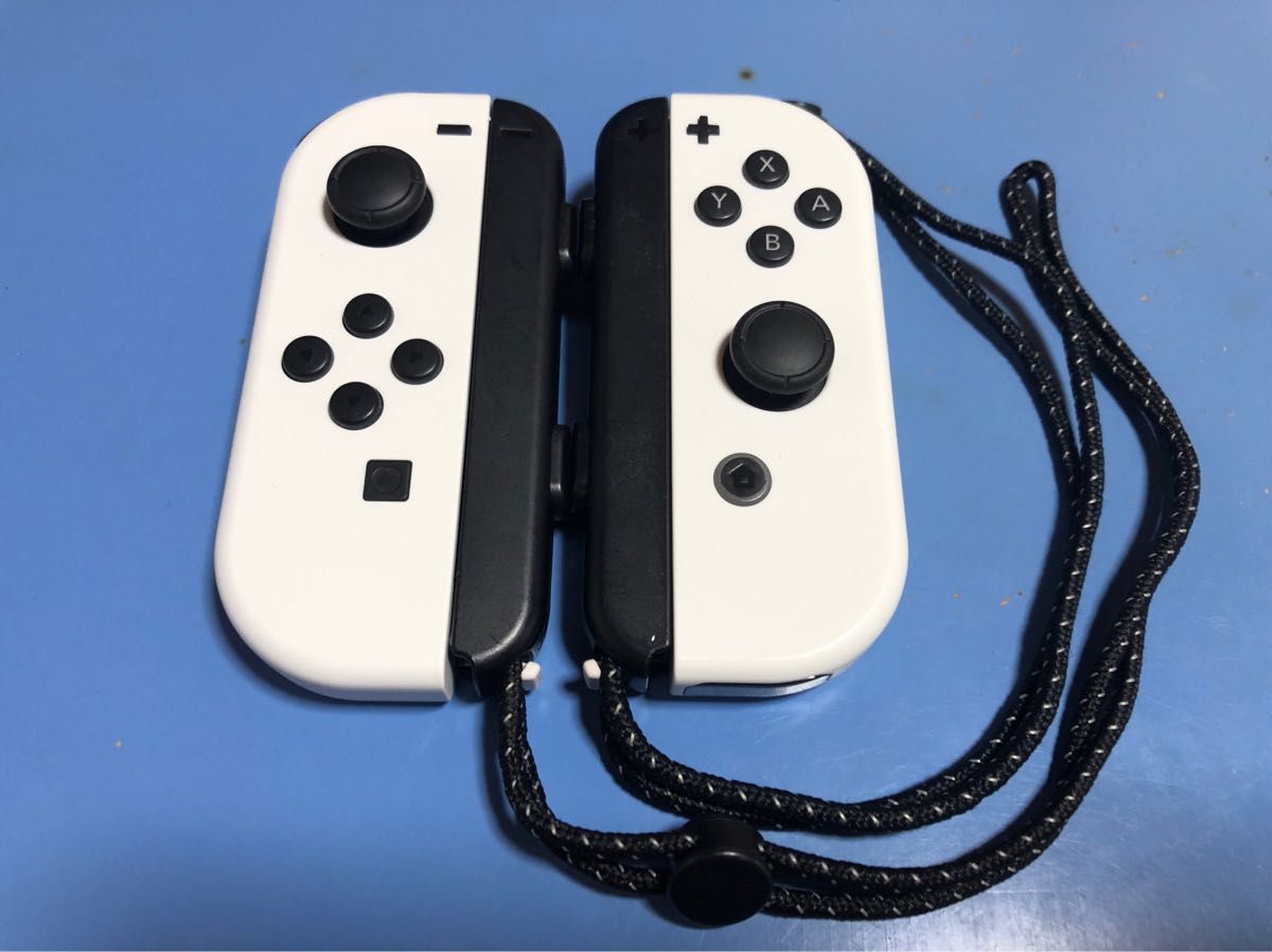 【中古】Nintendo Switch Joy-Con(ジョイコン) ホワイト　(スティック交換済)