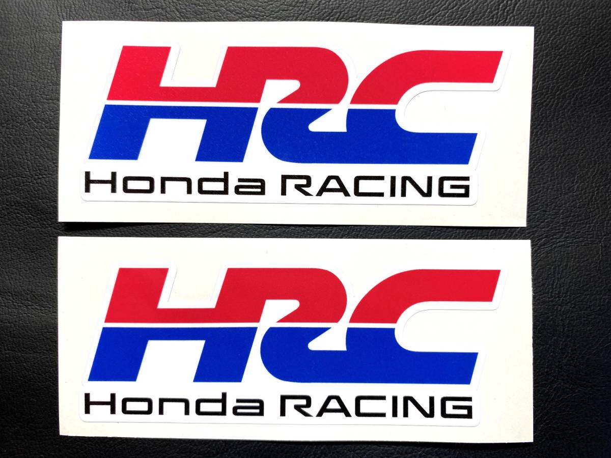 Honda RACING New HRCロゴ フルカラープリントステッカー　UK Honda　ホンダ_画像2