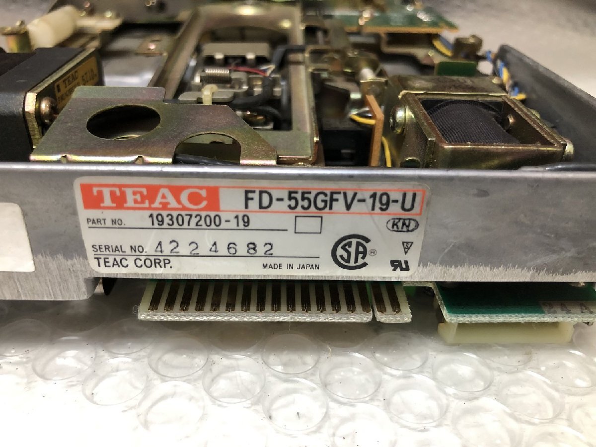 【送60サイズ】未チェックジャンク扱い TEAC FD-55GFV-19-U_画像4