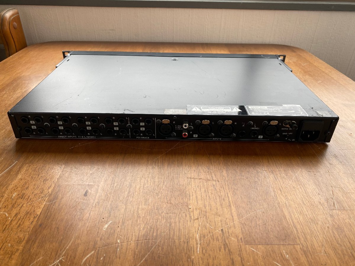 【送120サイズ】TASCAM 8chミキサー MH-8 通電のみの確認の画像5