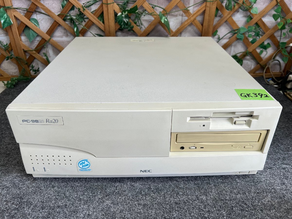 【送140サイズ】NEC PC-9821Ra20/N30 PentiumPro-200MHz/MEM47.6MB/HDD欠 FDDよりDOS起動OK/CD-ROMドライブOK サビ有の画像1