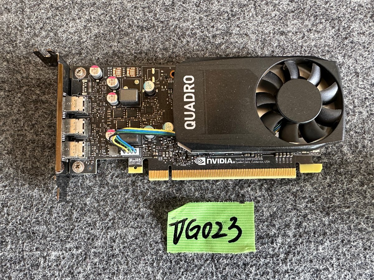 【送60サイズ】nVIDIA　Quadro P400　699-5G212-0500-110 T 919985-002　HP引き抜き品 グラフィックボード_画像1