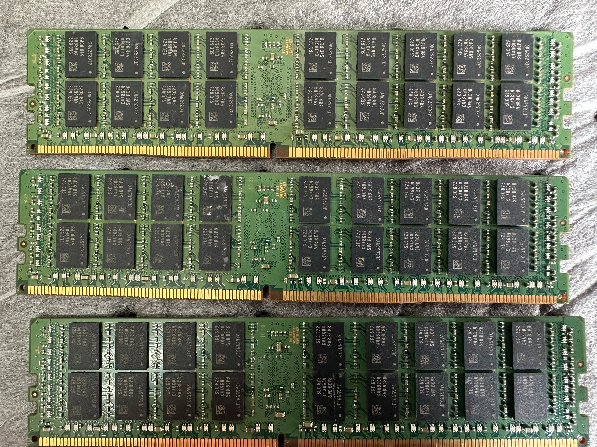 【送ゆうパケ250円】(全てNG) Samsung M393A4K40BB0-CPB0Q x3枚＋SKhynix x2枚 (計5枚) 32GB 2Rx4 DDR4-2133P Registered DIMM サーバ用の画像4