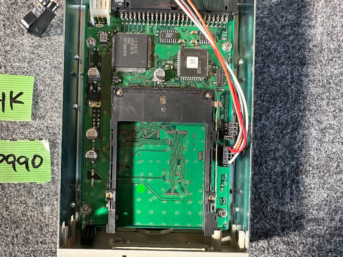 【送60サイズ】IO DATA　CardDock-EX/SC　SCSI接続 PCカードリーダライタ　外付けケース欠 ※未チェック