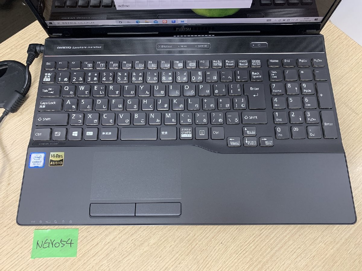 【送80サイズ】Fujitsu LIFEBOOK AH53/D1 Corei7-8565U/MEM8GB/SSD256GB/HDD1TB/FHD/Win10リカバリの画像3