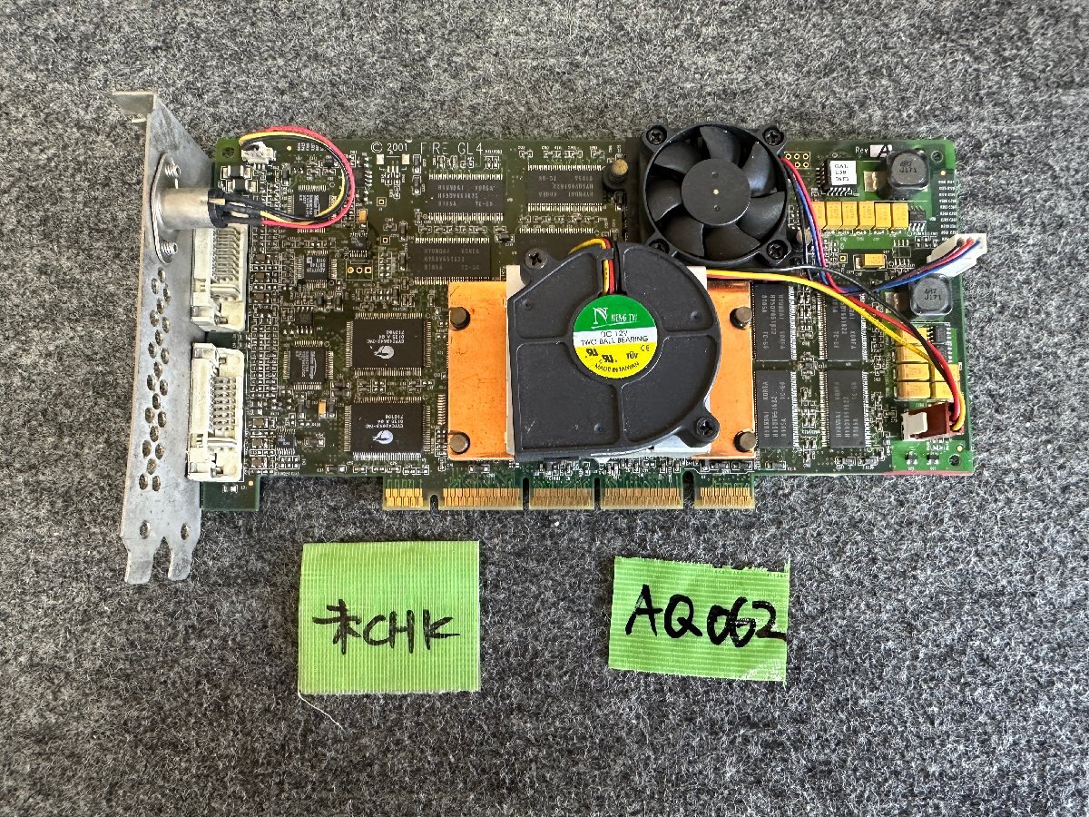 【送60サイズ】ATI Fire GL4 AGP 128MB AGPグラフィックボード ※未チェックの画像1