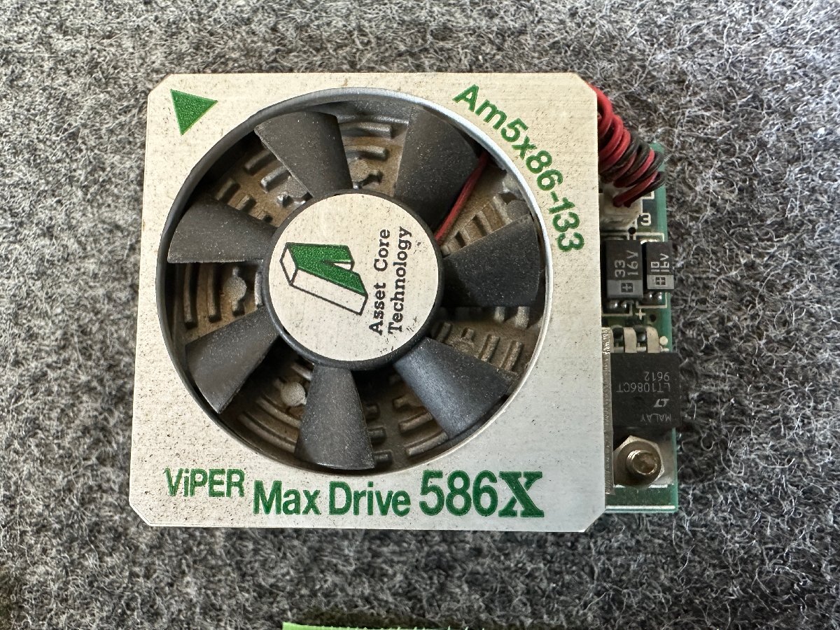 【送ゆうパケ250円】アセットコア Viper Max Drive 586X DT-HV PX-REV.2.0 Am5x86-133搭載CPUアクセラレータ ※未チェックの画像2