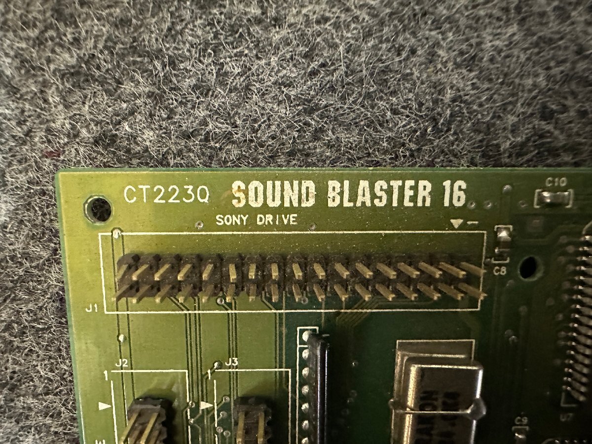 【送ゆうパケ250円】Creative Labs Sound Blaster 16 CT2230 ISAバス用サウンドボード 非PnPモデル ※未チェックの画像9