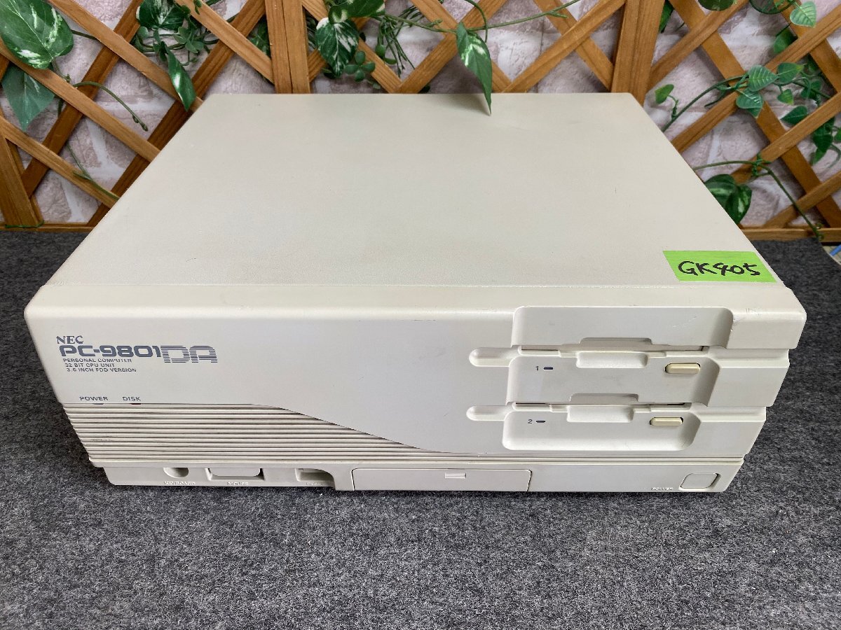 【送140サイズ】FM音源搭載 NEC PC-9801DA/U2 i386DX-20MHz/MEM11.6MB/HDD無 FDDよりDOS起動OK/FM音源音出OKの画像1