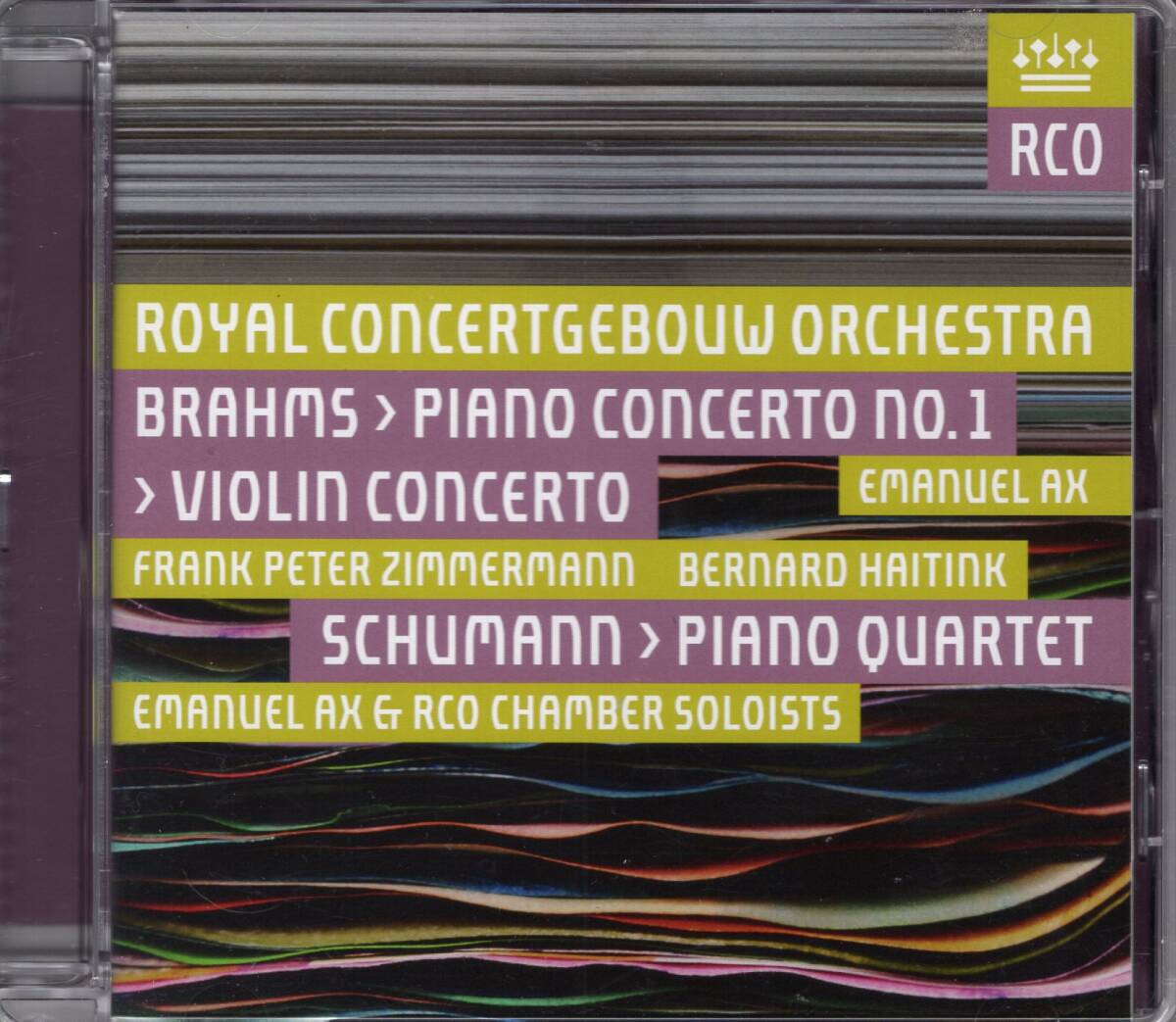 SACD ハイティンク ブラームス：交響曲第1番、ピアノ協奏曲第1番、ヴァイオリン協奏曲、その他わけあり RCO LIVE輸入盤2CDの画像1