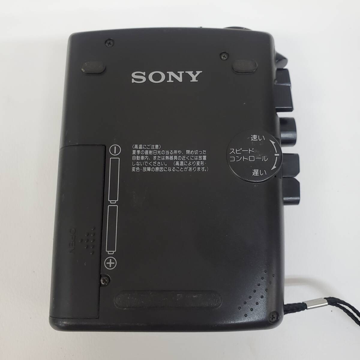 0419-212□通電確認済 SONY ソニー カセット レコーダー cassette RECODER tcm-36 ジャンク 簡易梱包 _画像2