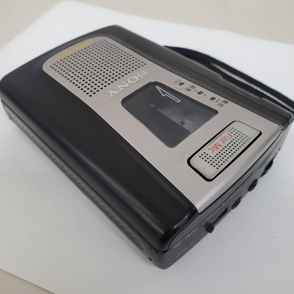 0419-212□通電確認済 SONY ソニー カセット レコーダー cassette RECODER tcm-36 ジャンク 簡易梱包 _画像3