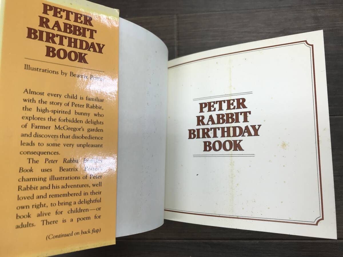 0417-10◆陽気なブロンディ BLONDIE THE CHEERFUL,ピーターラビット 2冊まとめて PETER RABBIT BIRTHDAY BOOK 英語 