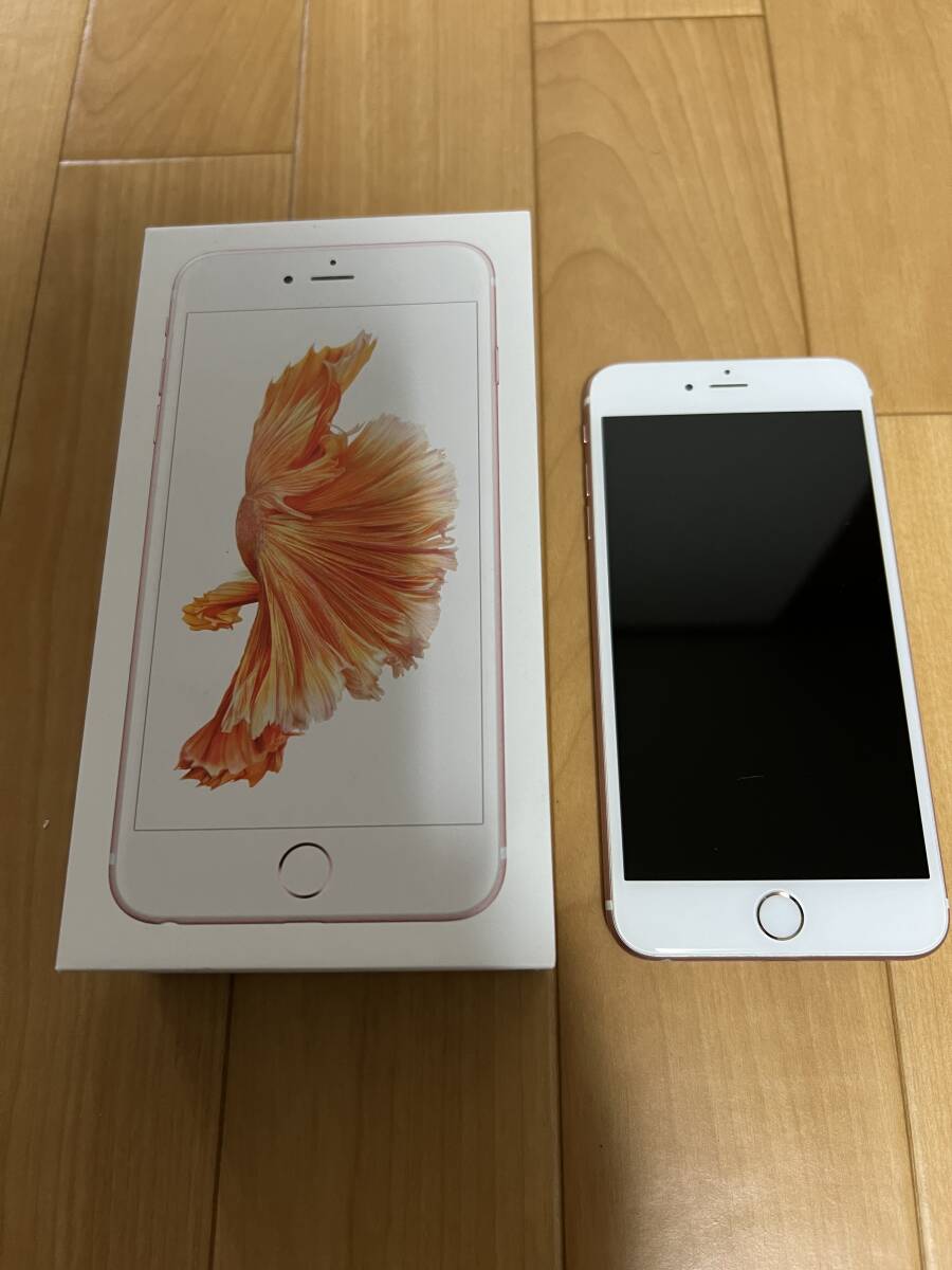 ★iPhone6S/plus/128GB/SIMフリー/ローズゴールド美品です★_画像1