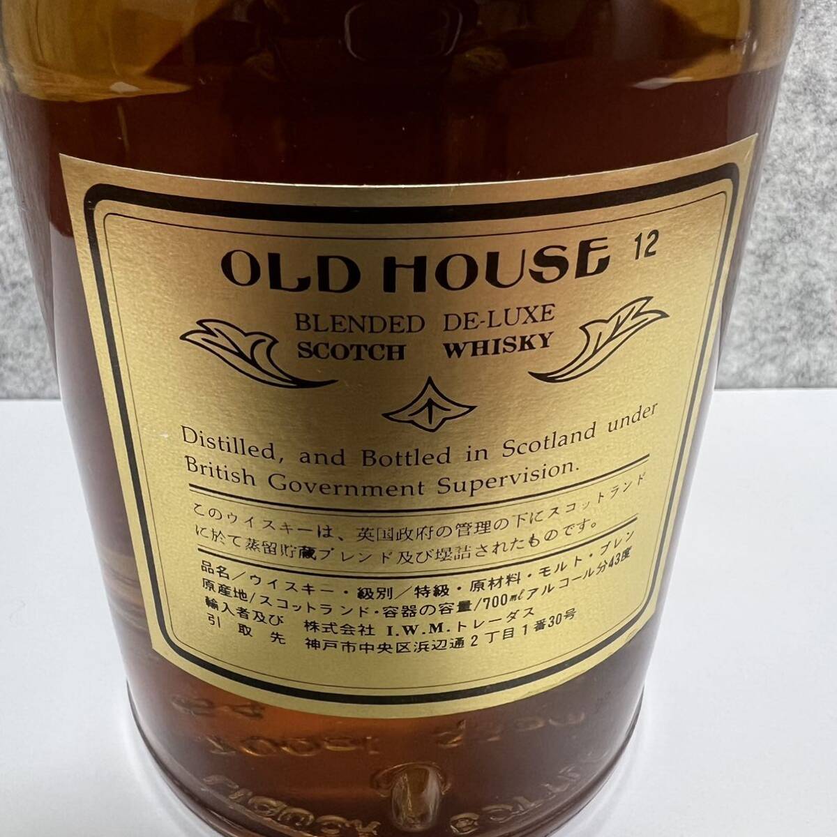 ［200318］ブレンデッド スコッチ ウイスキー Over 12 years OLD HOUSE SCOTCH WHISKY 700ml 43％の画像8