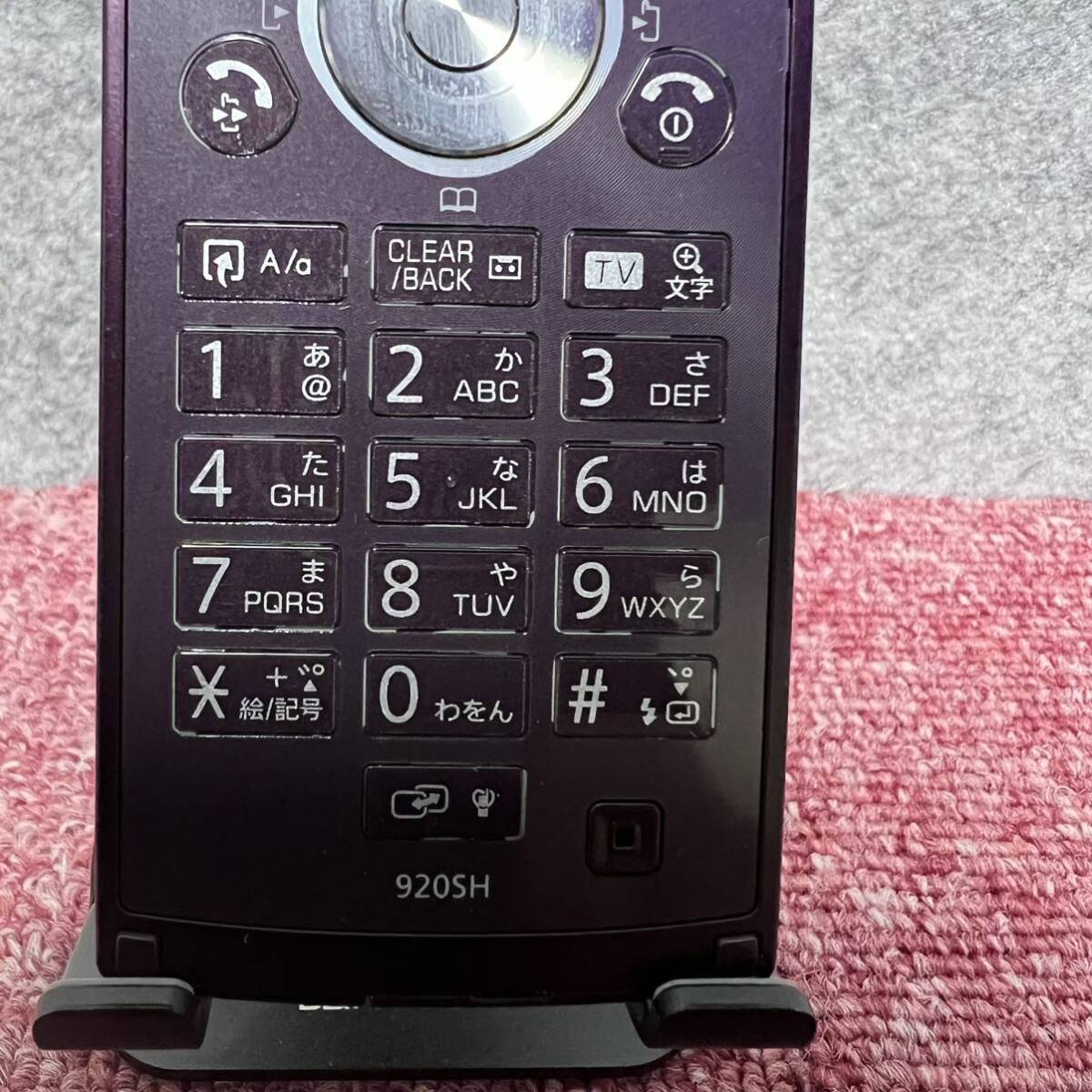 ［200332］ 携帯電話 本体 SoftBank 920SH シャープ ジャンク品の画像3