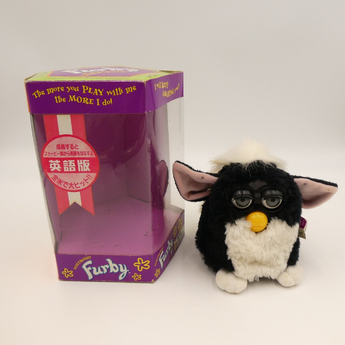 Furby ファービィー 人形 英語版 白黒 動作未確認の画像1