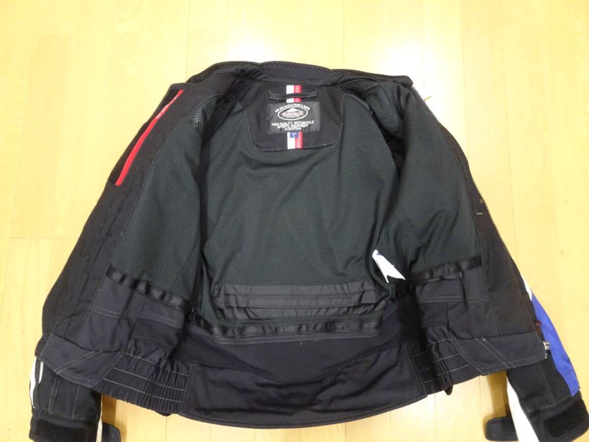 ヤマハ(YAMAHA) クシタニ YAS22K Motoスポーツジャケット ブラック Lサイズの画像4