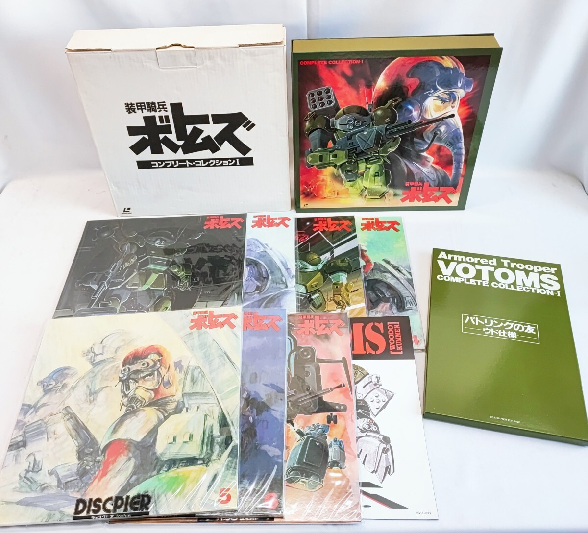 [.. goods ] Armored Trooper Votoms Complete collection Ⅰ LD laser disk beautiful goods that time thing collection box attaching bato ring. .(042432)