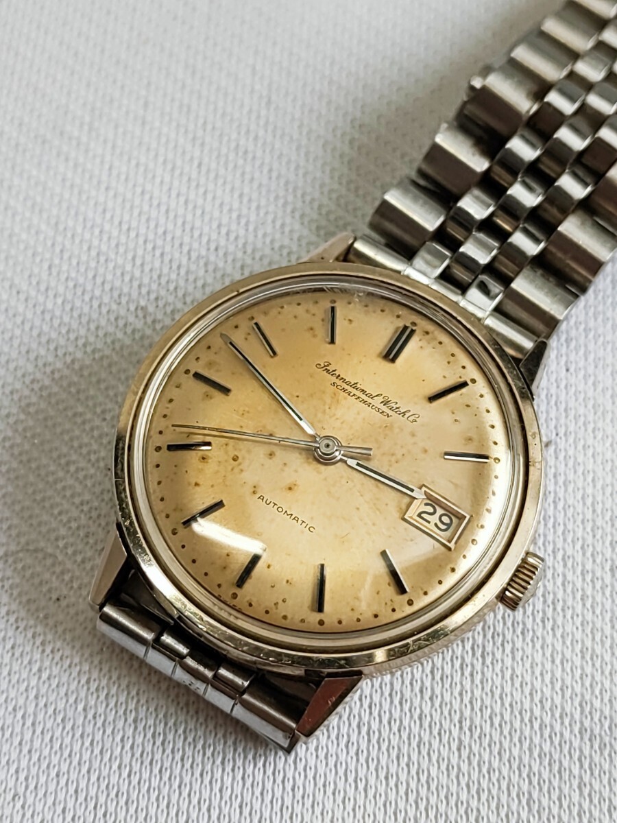 IWC オールドインター 旧ロゴ 腕時計 自動巻AUTOMATIC 動作品 SCHAFFHAUSEN シャフハウゼン アンティーク コレクション ヴィンテージ(03285の画像1