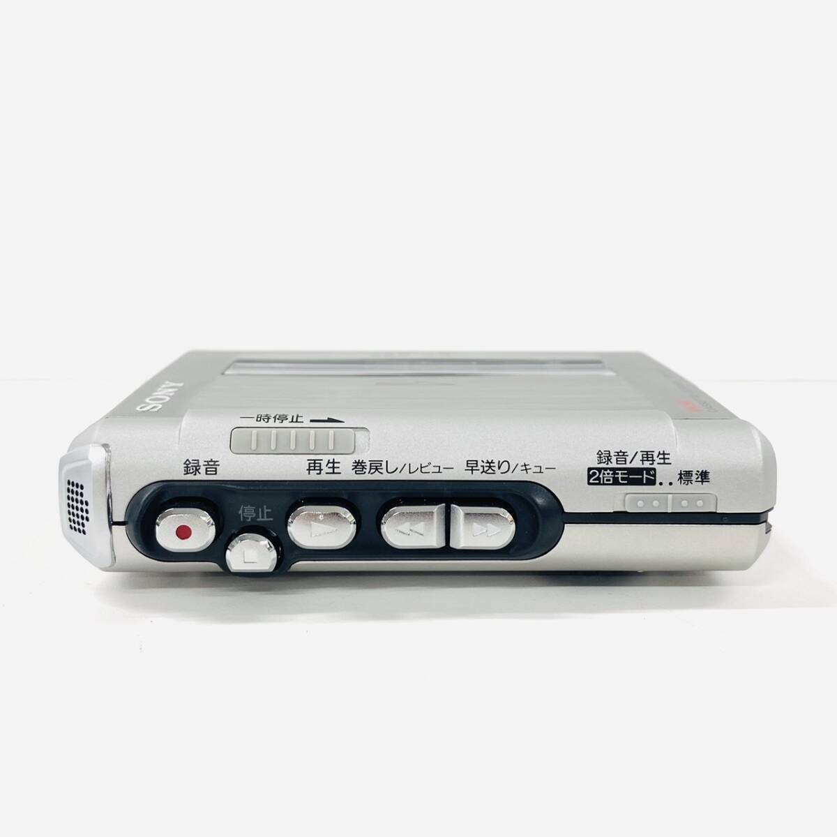 F618-Z9-536 ◎ SONY ソニー カセットレコーダー ウォークマン シルバー TCM-450 通電確認済 小型 ポータブルプレイヤー オーディオ機器 ④の画像9