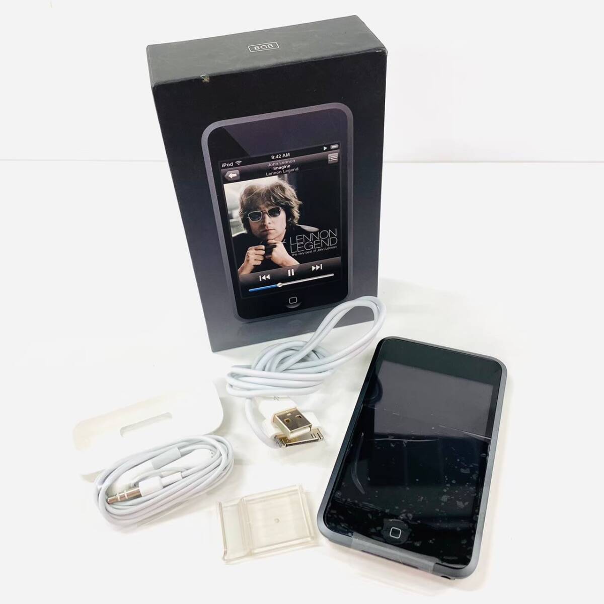 G668-O15-4214 ◎ Apple アップル iPod touch アイポッドタッチ 8GB A1213 第1世代 2007年 通電確認済み 付属品 音楽 ④_画像1