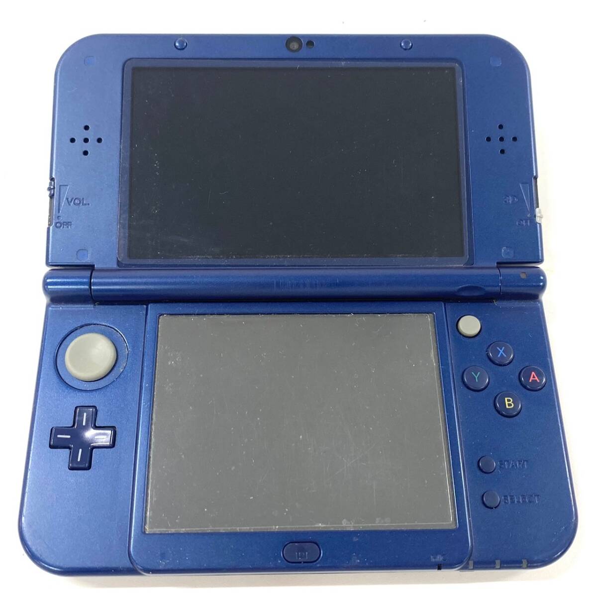 H641-Z9-616 ◎ Nintendo ニンテンドー New 3DS LL メタリックブルー RED-001 通電確認済み 本体 ゲーム機 おもちゃ 玩具 ④_画像2