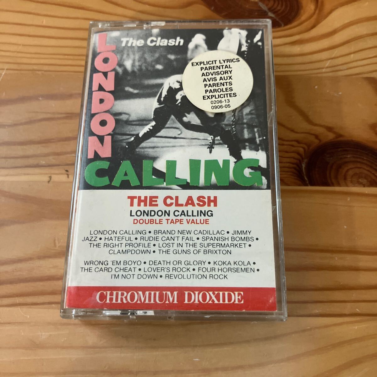 LONDON CALLING THE CLASH CBS カナダ カセットテープ ロンドンコーリング ザ・クラッシュの画像1