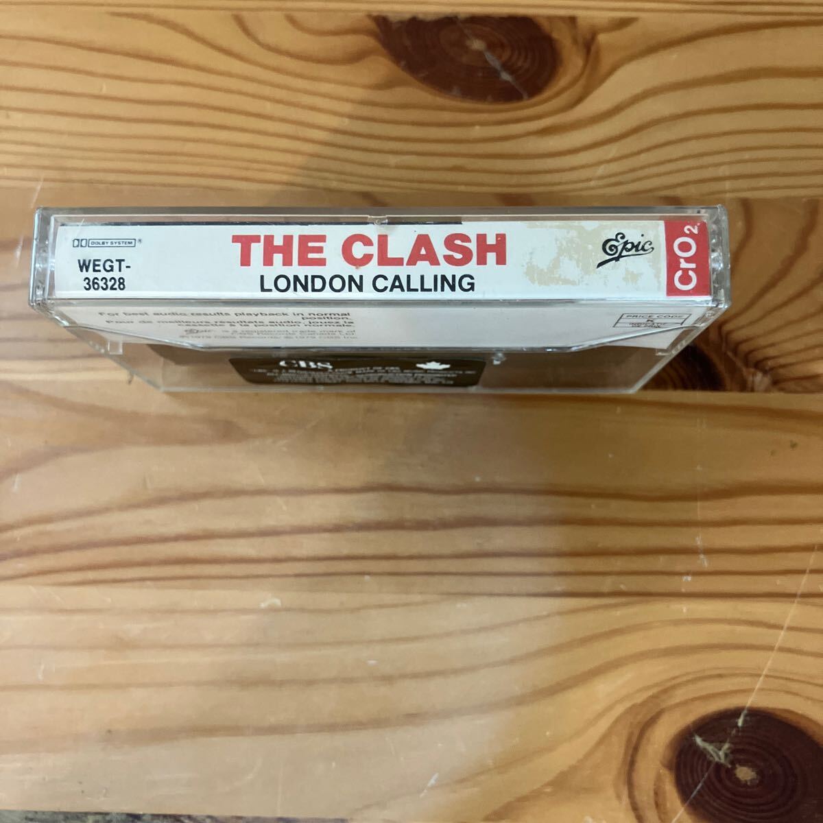 LONDON CALLING THE CLASH CBS カナダ カセットテープ ロンドンコーリング ザ・クラッシュの画像3