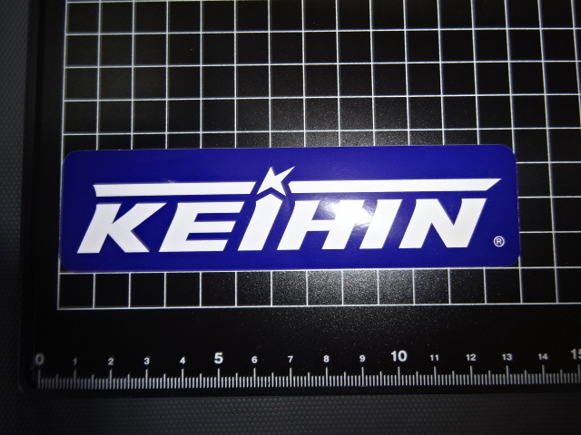 【4545】■新品■KEIHIN/ケイヒン 純正 ステッカー シール デカール 35×130ｍｍ バイク ツールボックス などのカスタマイズに_35×130ｍｍ