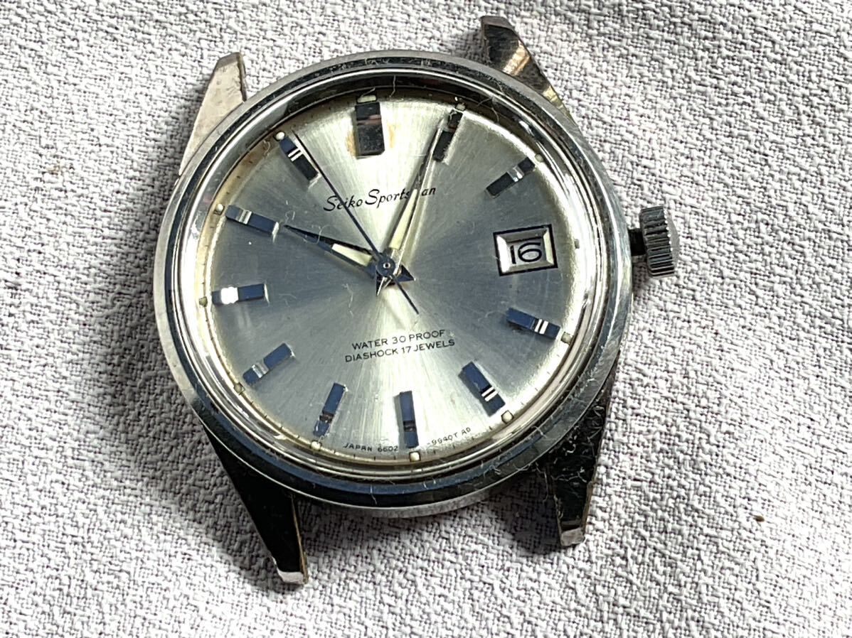 ★昭和の隠れ名機★SEIKO Sportsman★タツノオトシゴ★の画像4