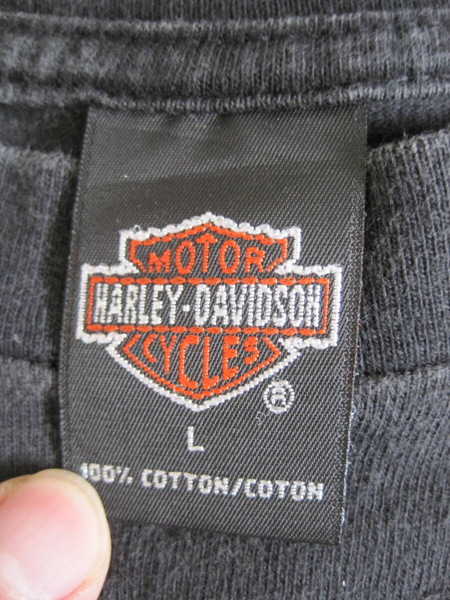 レア　アメリカ製　 HARLEY DAVIDSON 　ハーレーダビッドソン　Tシャツ　L_画像7
