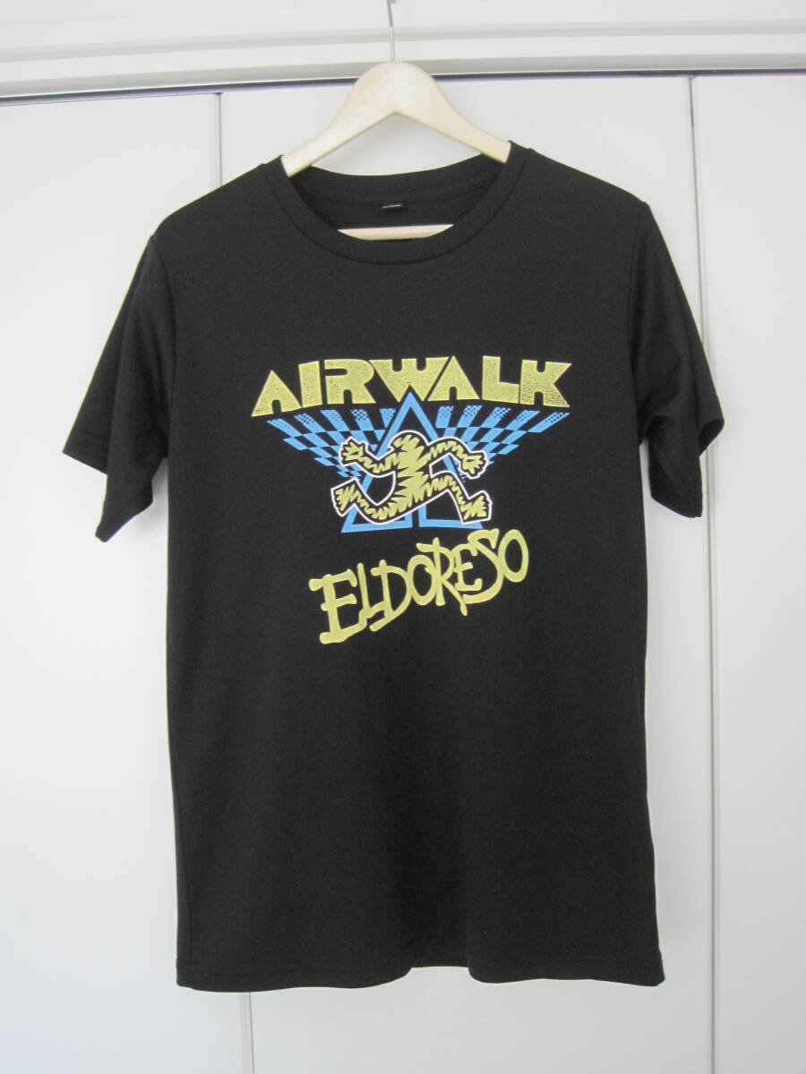 ELDORESO エルドレッソ × AIRWALK エアウォーク コラボTシャツ　S 黒_画像1