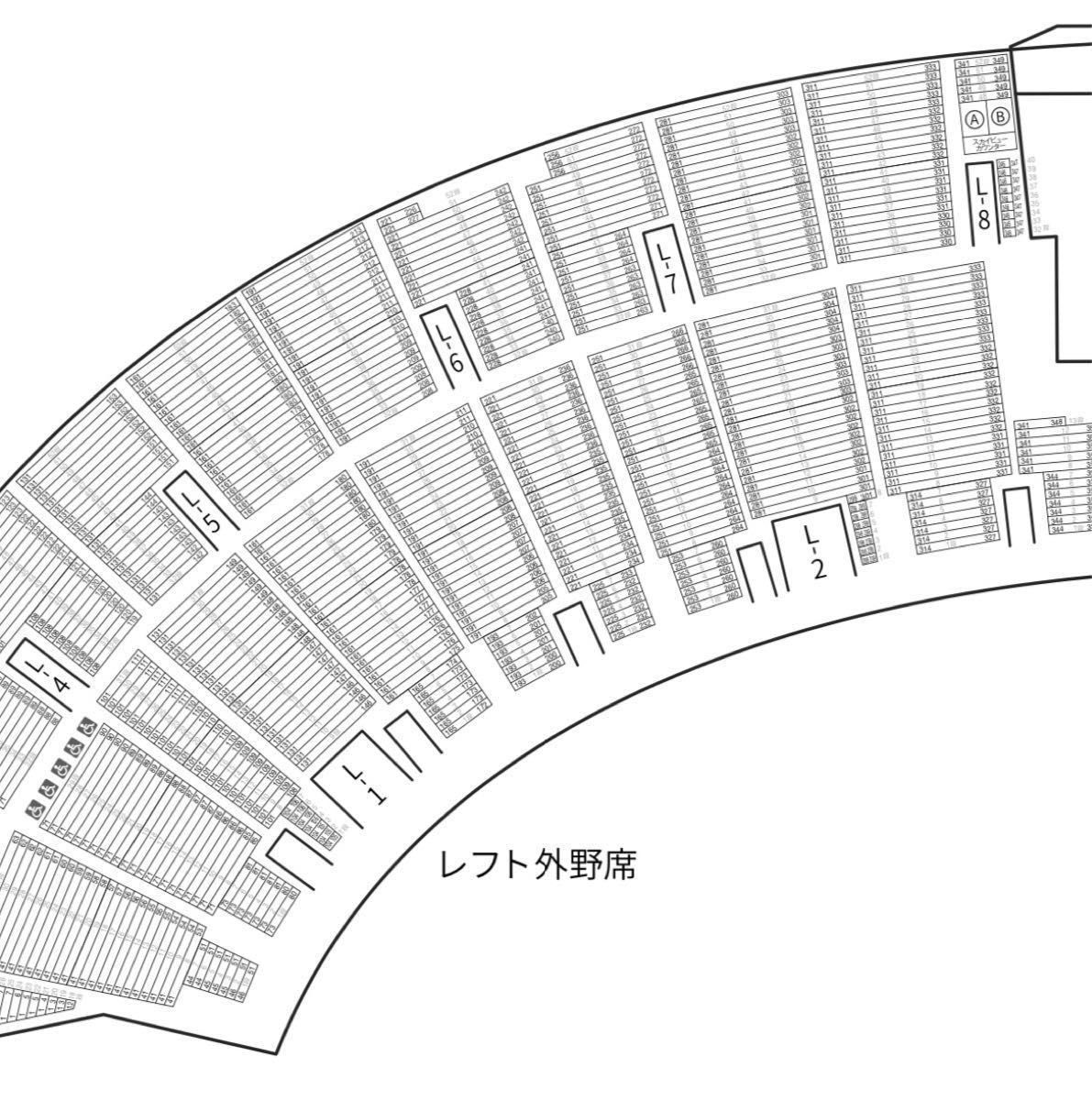 甲子園 6月22日(土) 阪神vsDeNA 外野レフト 40-50段 161-210 2連番 6/22トラフェス カテゴリー変更可